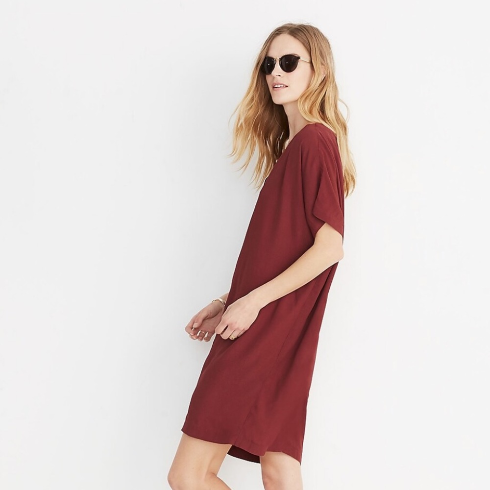 NWT Madewell Button-Front Easy Dress